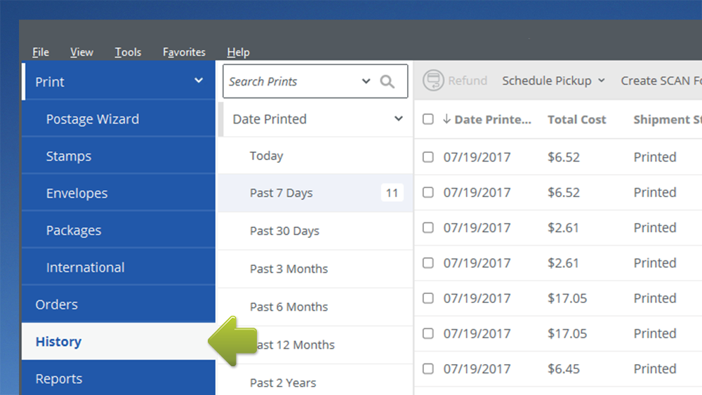 Track Your Orders Stamps